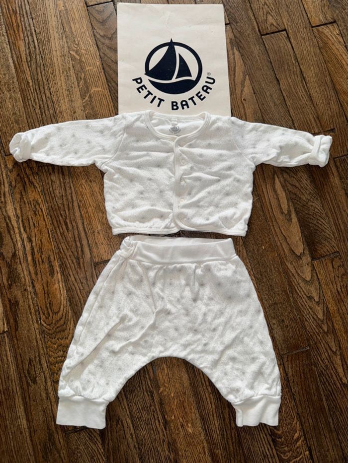 Ensemble petit bateau 6 mois