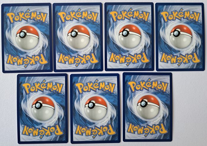 🃏 Lot de 7 cartes Pokémon brillantes holo reverse EV Forces Temporelles 2024 - photo numéro 2