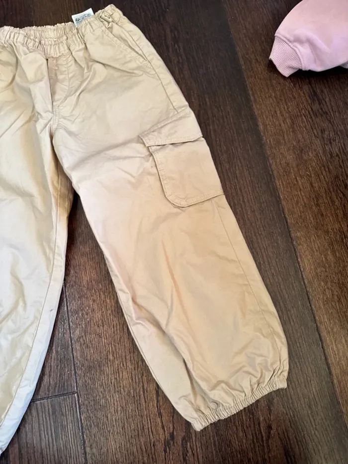 Pantalon, cargo, fluide, fille - photo numéro 3