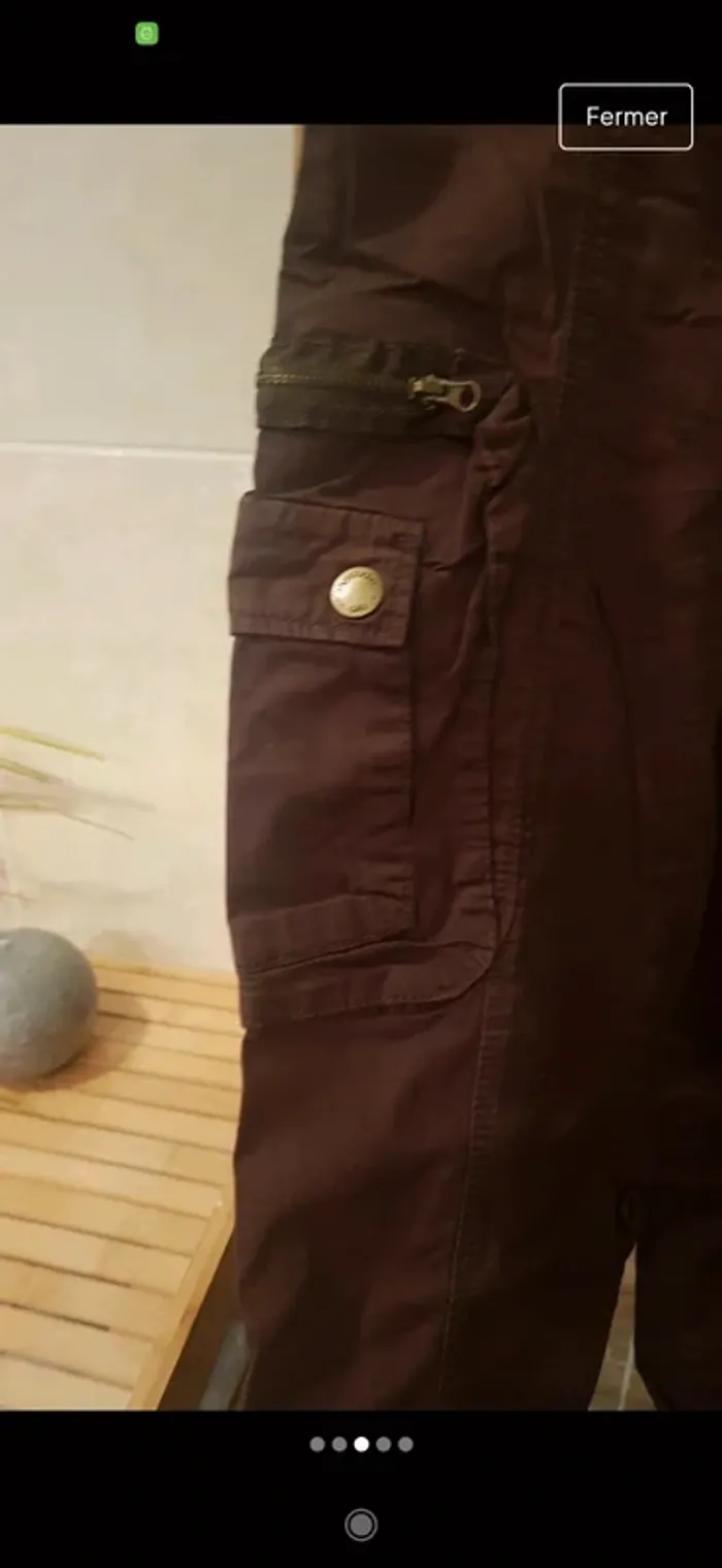 Pantalon 34 des 3 Suisses  cargo avec poches - photo numéro 3