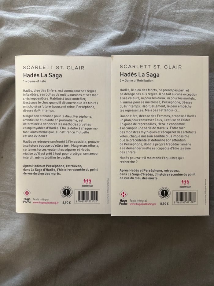 Lot de deux romans de la saga d’Hadès - photo numéro 3