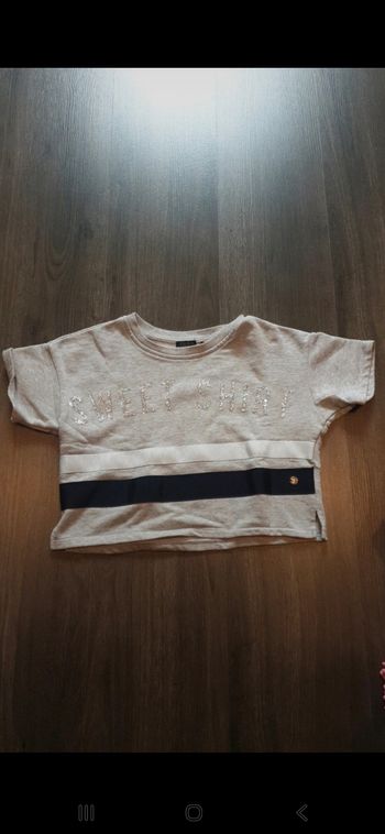 Tee-shirt court fille 8ans
