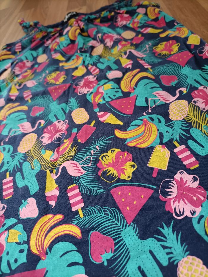 Robe bleue marine motifs glaces influx 6 ans - photo numéro 2