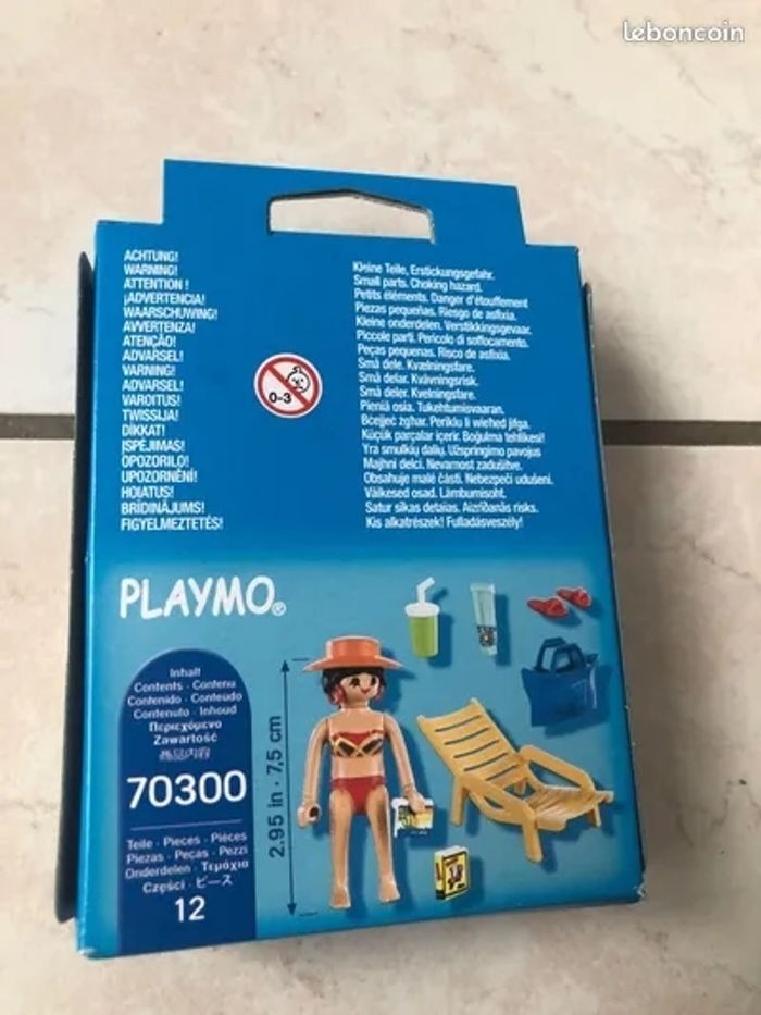 Playmobil 70300 Vacancière avec transat neuf dans emballage - photo numéro 2