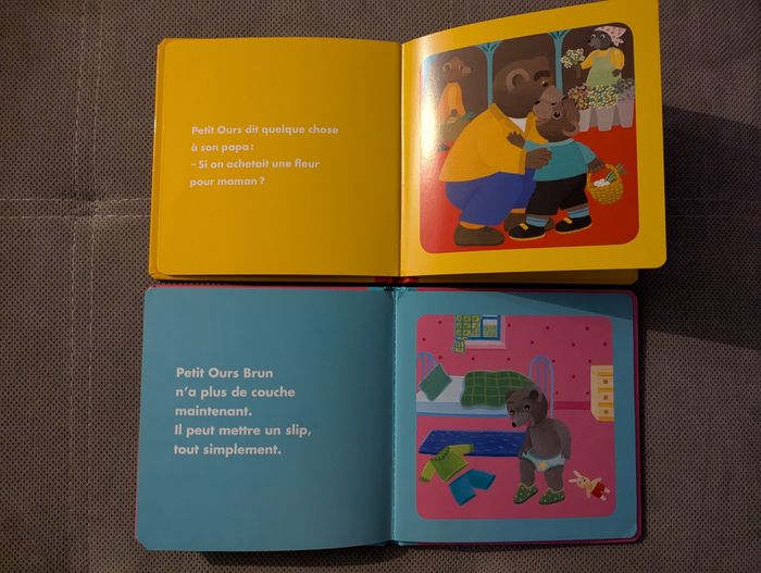 Lot de 2 livres Petit Ours Brun couverture rigide - photo numéro 2