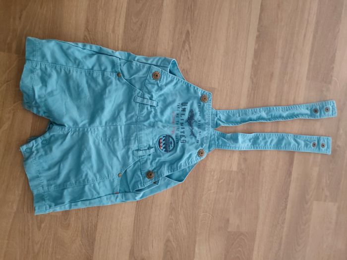 Salopette bleu garçon sucre d'orge