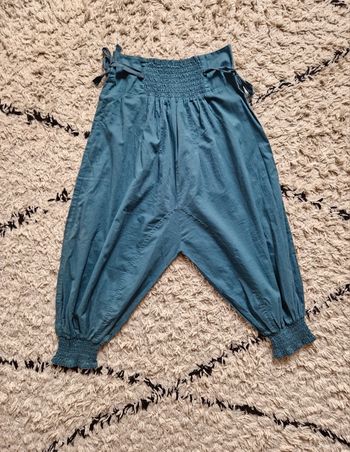 Sarouel Pimkie bleu canard indiqué taille 36 mais convient à un 34