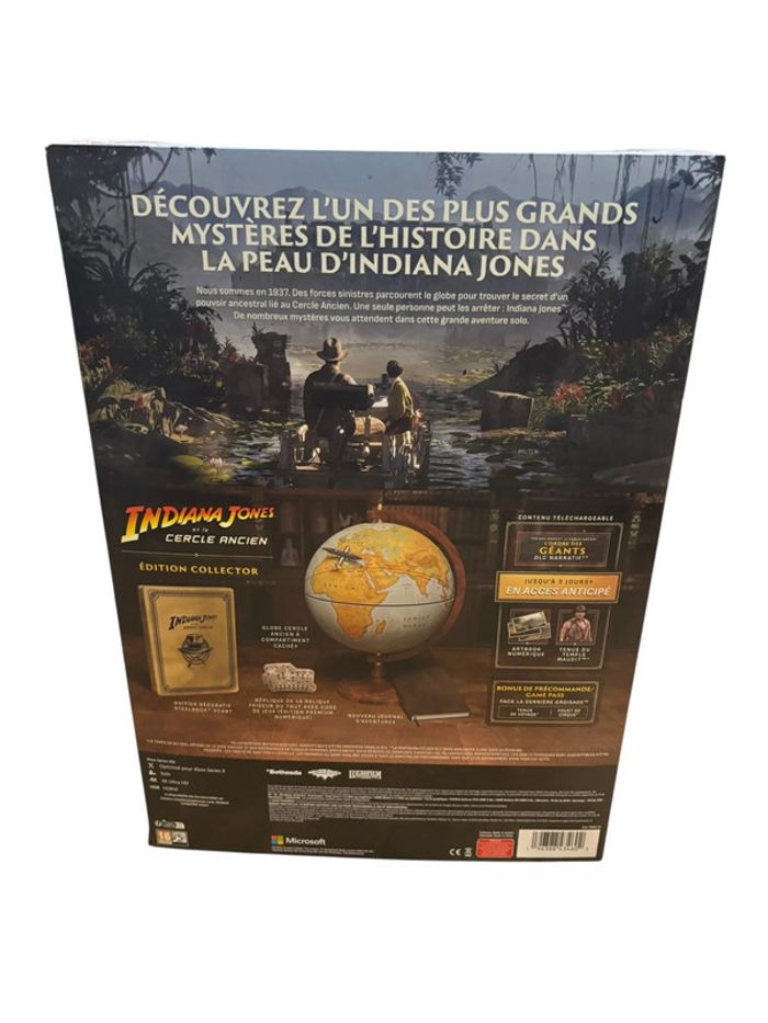 Coffret édition collector Indiana Jones et le cercle ancien Xbox Séries X/S neuf - photo numéro 2