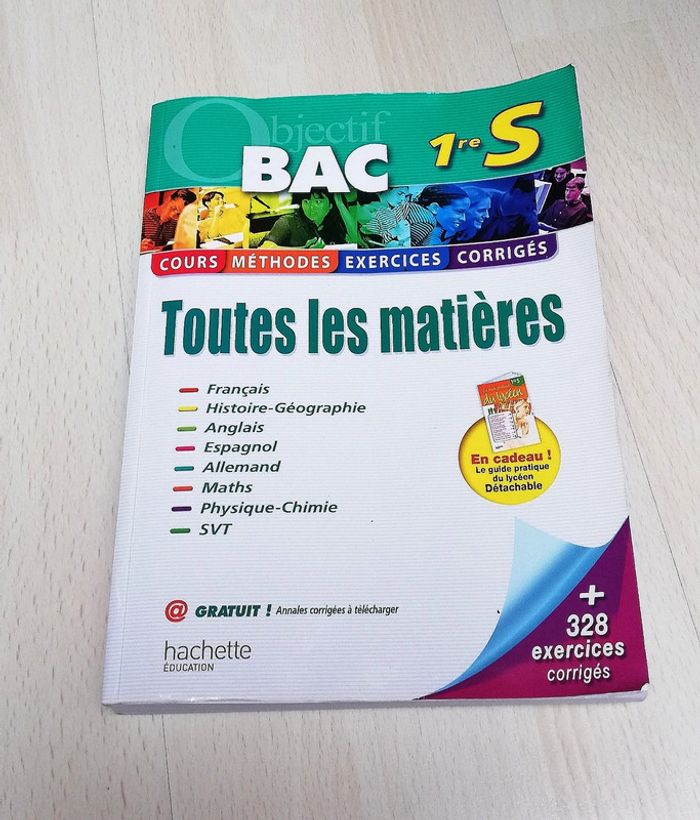 Objectif Bac ; Toutes Les Matières ; 1ère S
