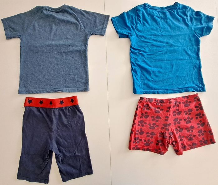 Lot de 2 pyjamas shorts garçon 5 ans BE - photo numéro 3