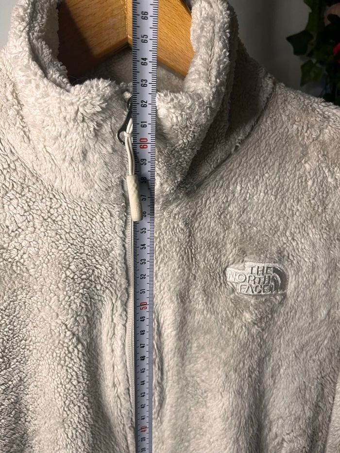 Veste polaire zippée femme The North Face blanc écru crème - Taille L - photo numéro 4