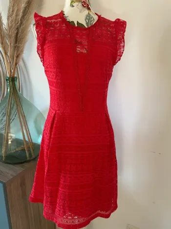 Robe rouge Naf Naf T36