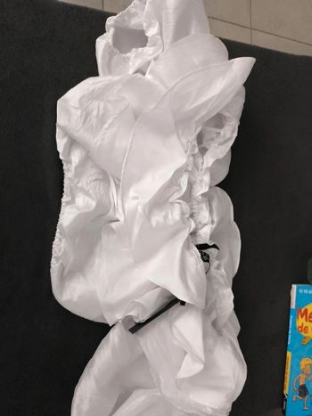 Crop top à froufrous manches courtes vero moda taille xl