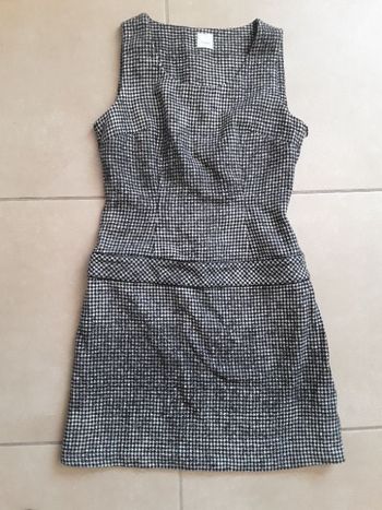Robe pied de poule 36 CAMAÏEU TBE