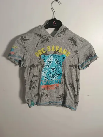 C12 t-shirt gris Orchestra 8 ans