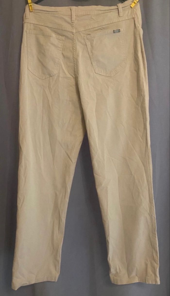 Pantalon droit »Maurice Abot »beige - photo numéro 2