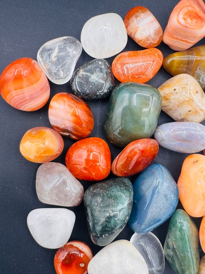 Lot 300 g pierres polies du Brésil pierres naturelles minéraux - photo numéro 2