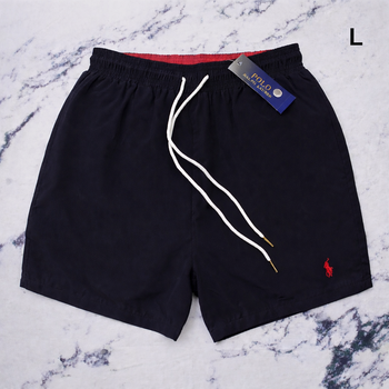 Short de plage Ralph Lauren pour Homme - Taille L - Noir logo Rouge - Neuf