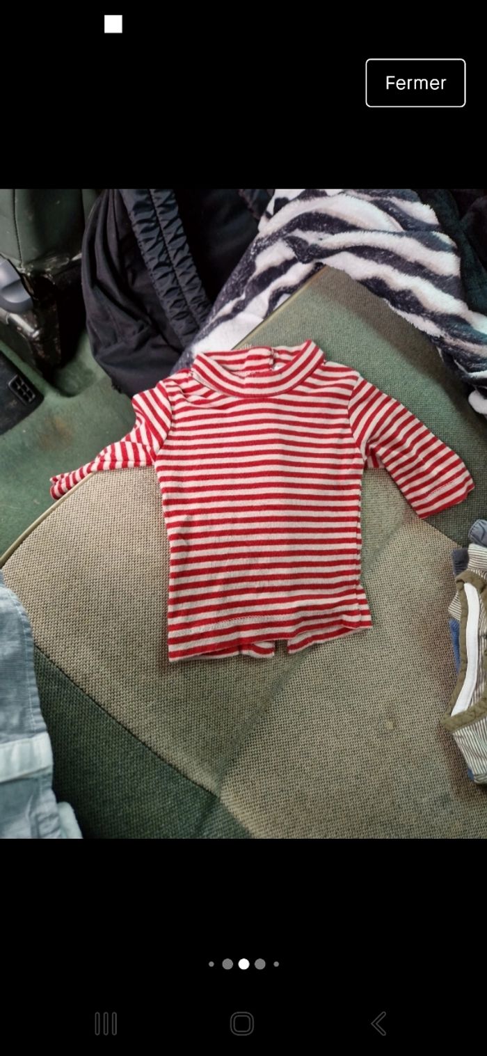 Vens lot de vêtement taille 1 mois bébé garçon - photo numéro 7