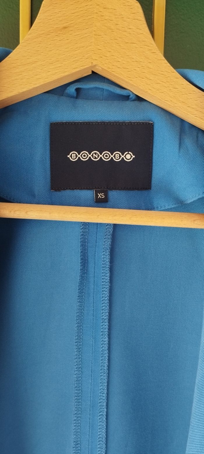 Veste blazer bleu bonobo taille xs - photo numéro 2