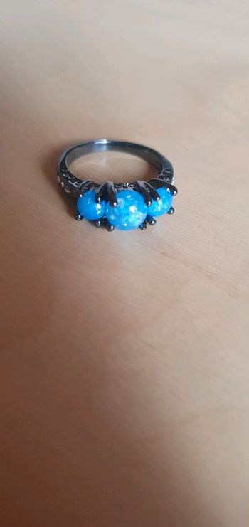 Bague bleu
