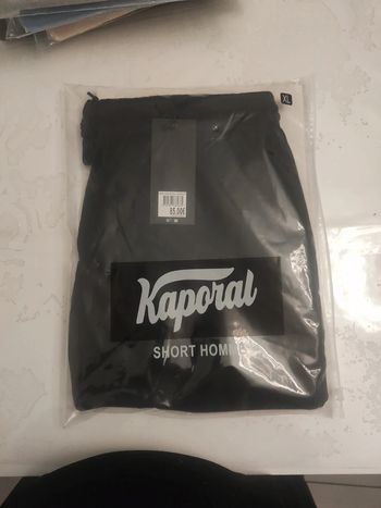Short homme Kaporal noir XL