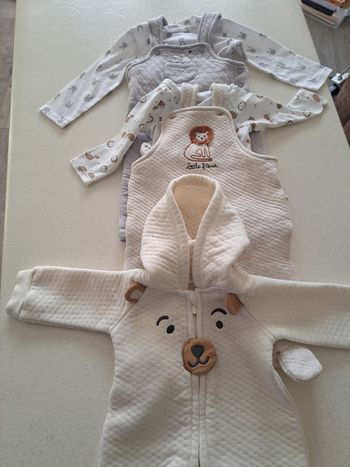 Lot de 3 combinaison garçon 3 mois