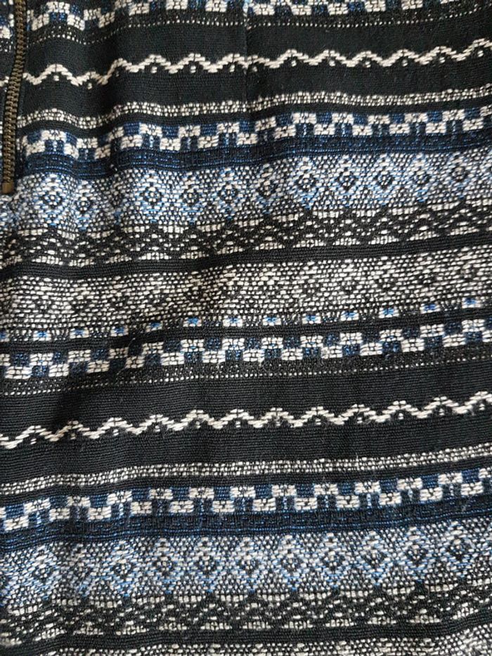 Jupe camaïeu 38 noir /bleu - photo numéro 3