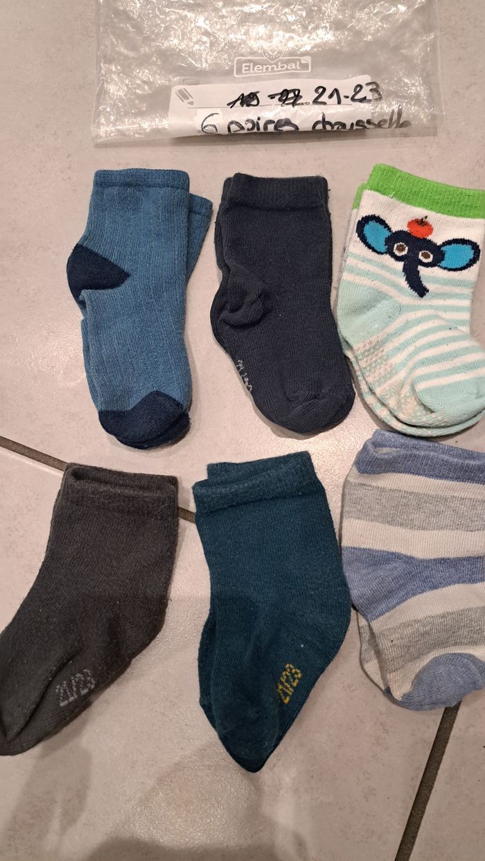 Lot 6 paires de chaussettes - photo numéro 2