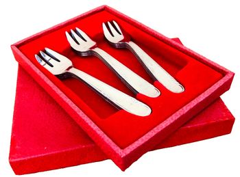 Années 1970 12 fourchettes à dessert Guy Degrenne  