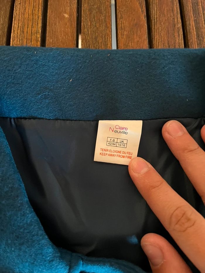 Manteau laine mélangée - photo numéro 4