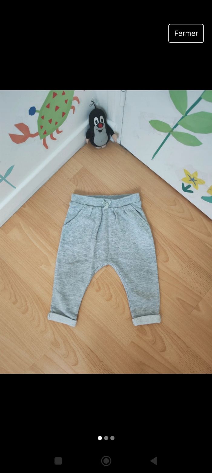 Pantalon bébé fille sarouel