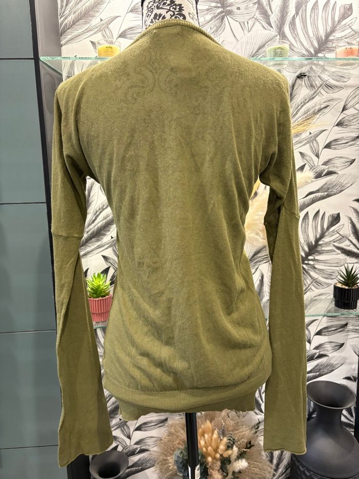 Cardigan kaki reset - photo numéro 4