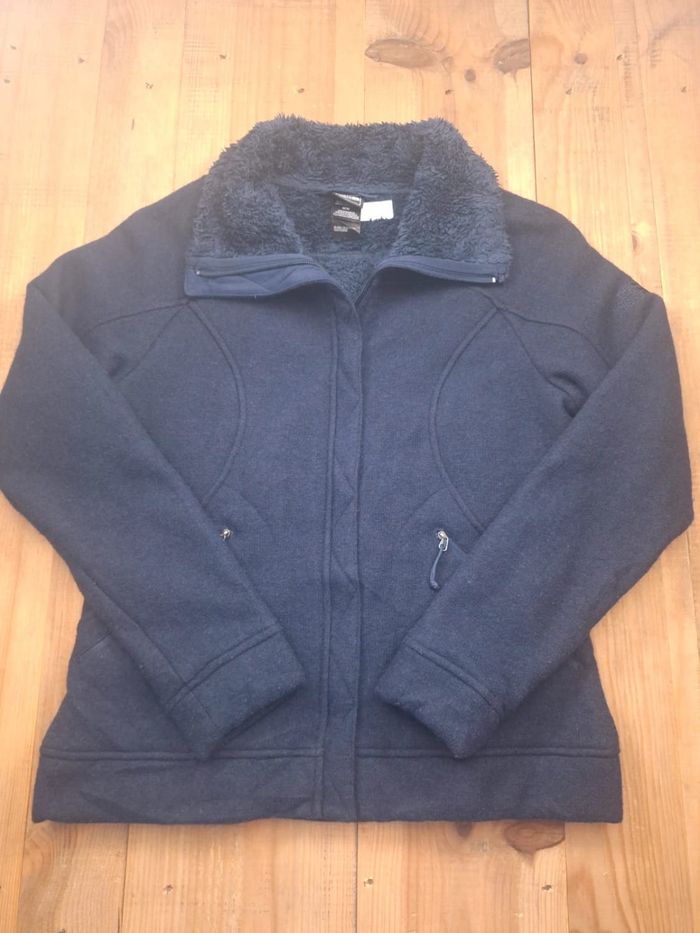 Veste the north face femme / taille M / bleu / brodé (231) - photo numéro 2