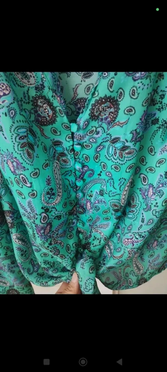 Blouse soyeuse colorée Promod 36 - photo numéro 6