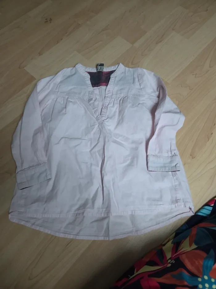 Blouse TAO 6ans fille rose clair