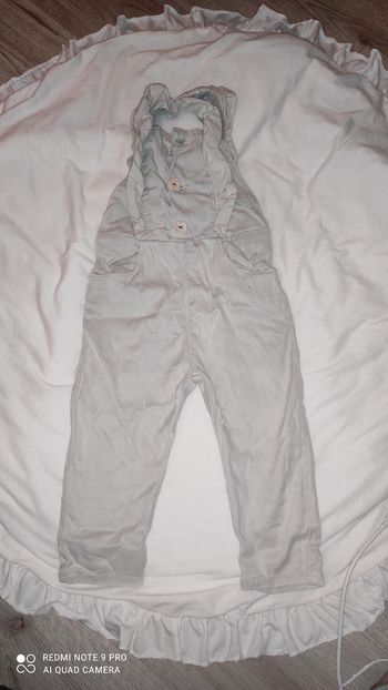 Salopette vert clair