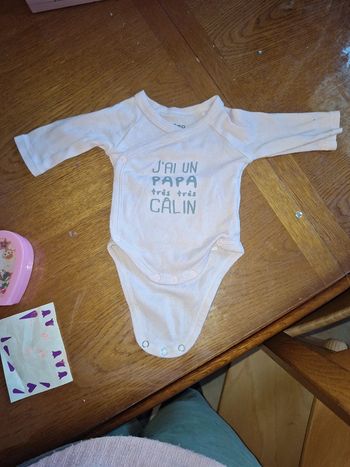 Boddie message papa 1mois