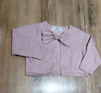 Boléro pailletée fille rose 2 ans H&m