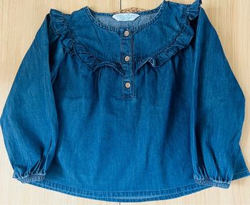 Blouse plastron denim Primark