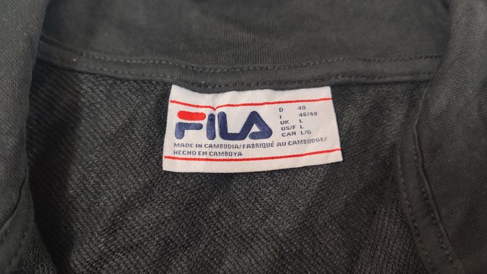Vêtement Homme Veste Fila noir taille L #Retrostreet - photo numéro 4