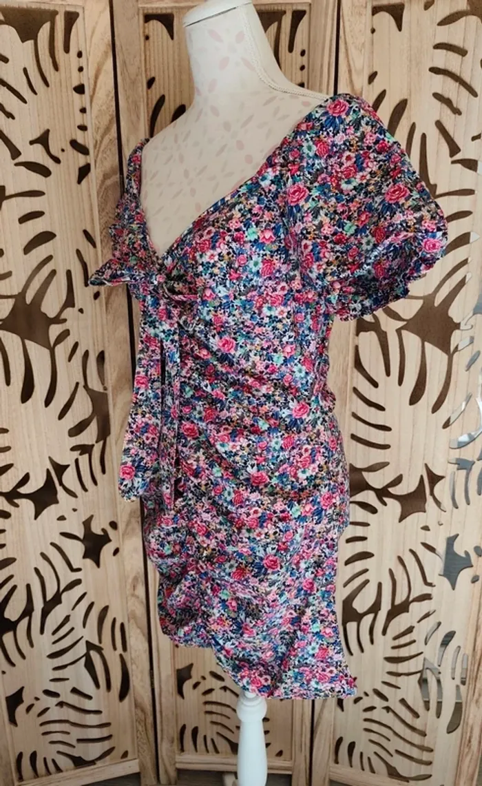Robe imprimée fleurie Taille L BSB Jeans - photo numéro 4