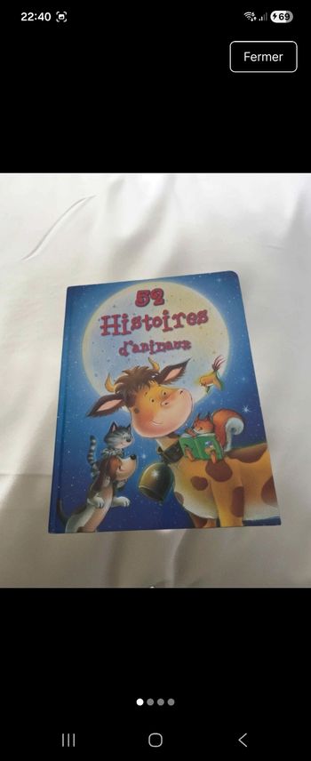 Livre jeunesse 52 Histoires d’animaux