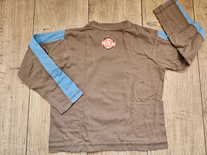 T.shirt manches longues marron Tissaia 4 ans - photo numéro 6