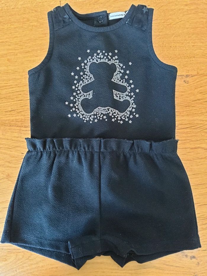 Combishort été noire Lulu Castagnette