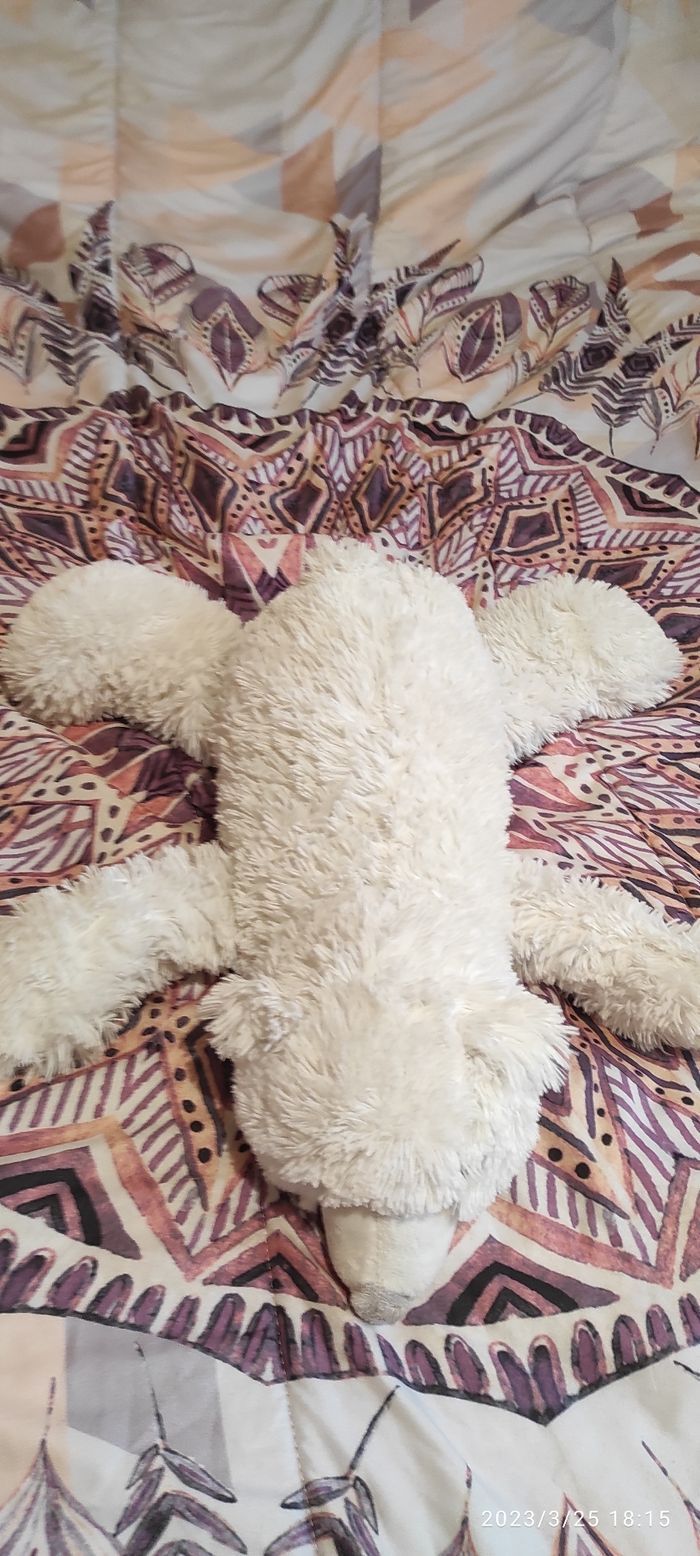 Peluche ours blanc - photo numéro 4