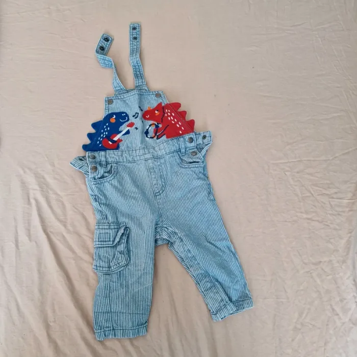 2 salopettes 9 mois - photo numéro 4