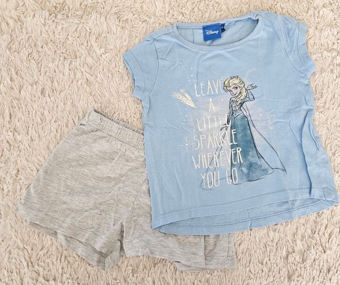 Pyjama short reine des neiges 3 ans