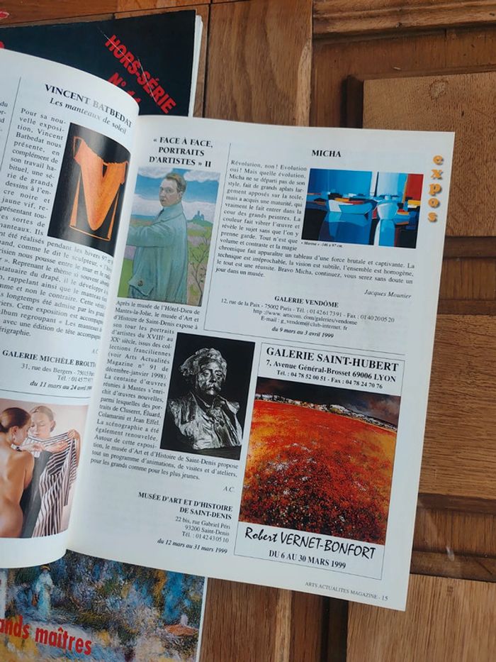 Lot 5 magazines ARTS Actualités Magazine Art, Culture & Peinture - photo numéro 6