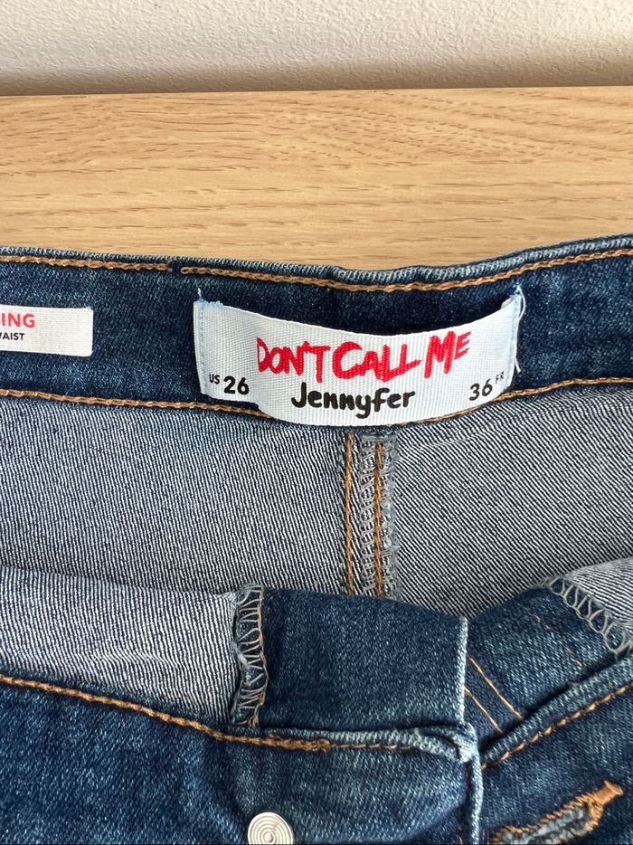 Short en jean bleu - photo numéro 3
